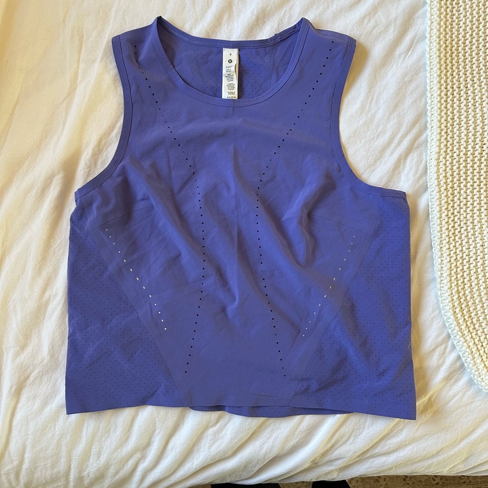Lululemon Swift Ventilated Running Tank Top - cropped